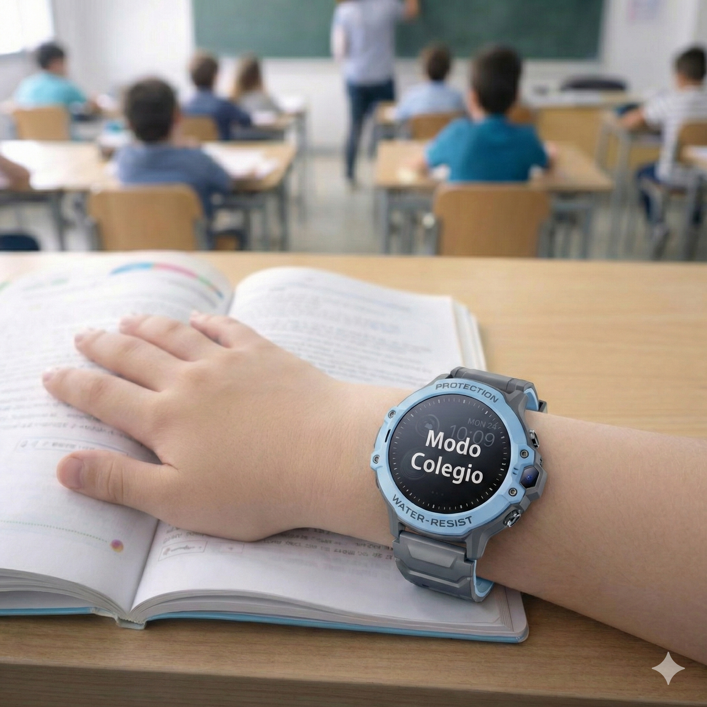 PulseMe Kids — Reloj Inteligente GPS para Niños con Llamadas, Videollamada y SOS