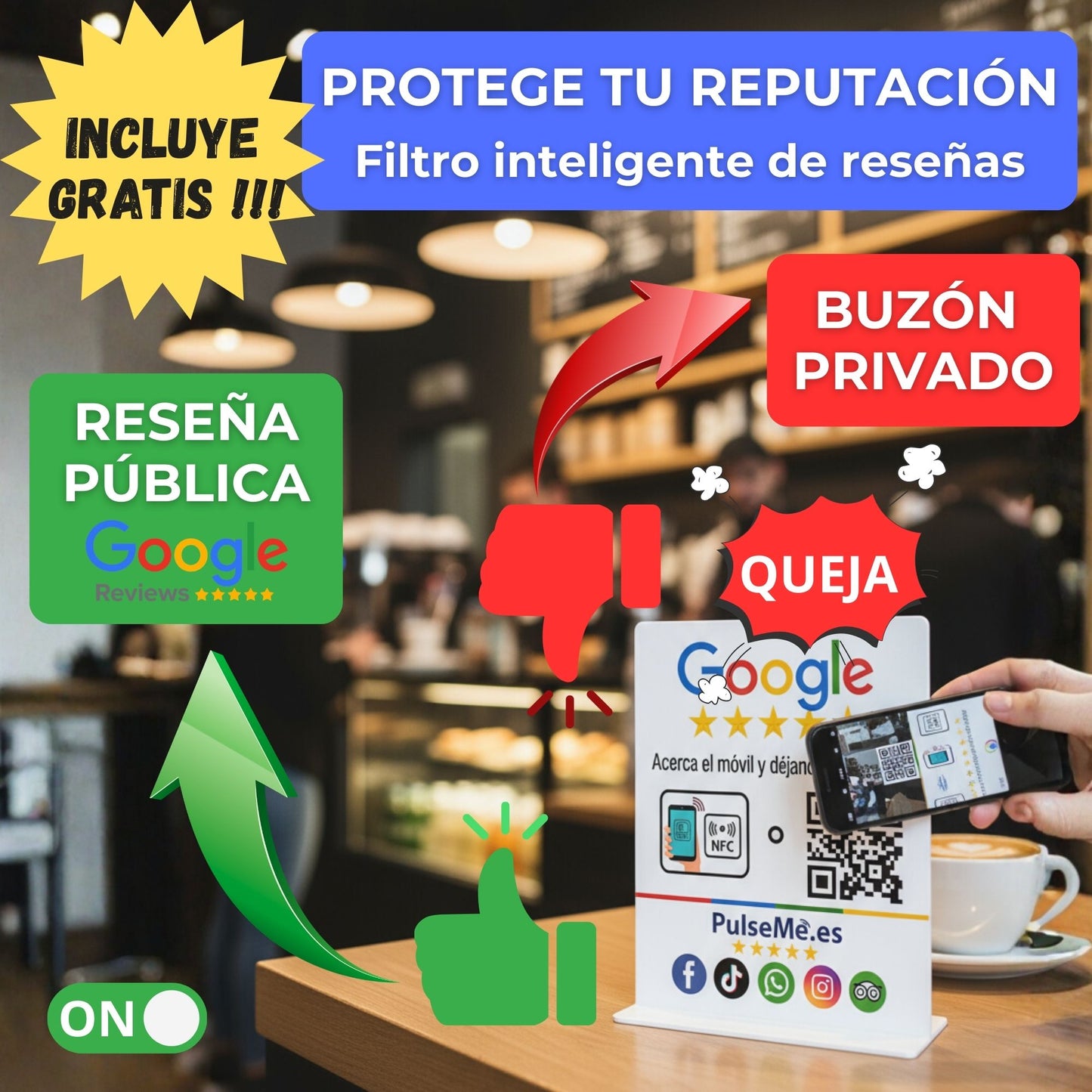 Pulseme® Base NFC. Sin Cuotas.