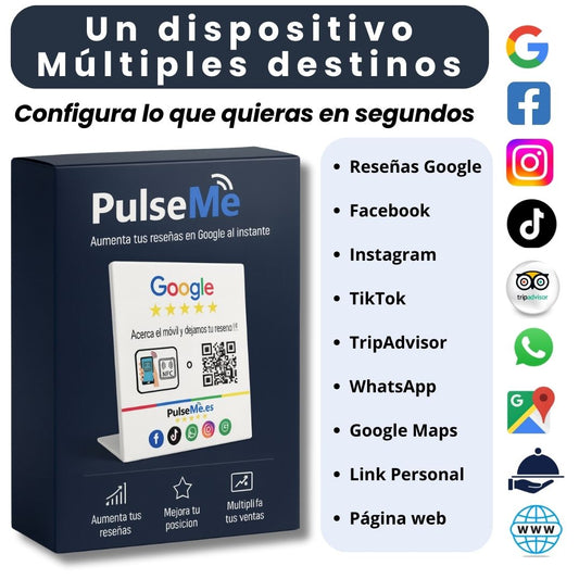 Pulseme® Soporte NFC+QR. Sin Cuotas.