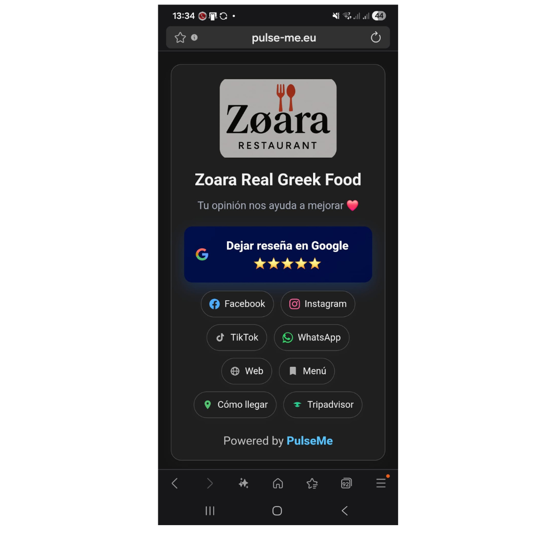 Pulseme® Soporte NFC+QR. Sin Cuotas.