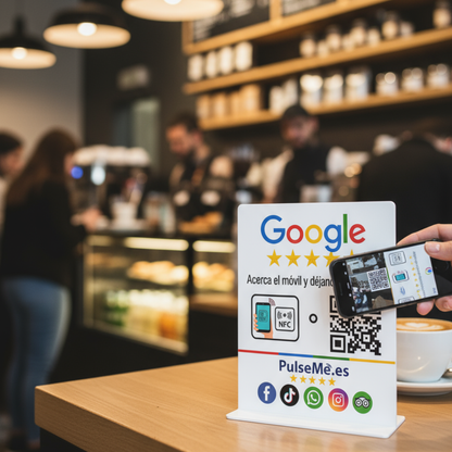 Pulseme® Soporte NFC+QR. Sin Cuotas.